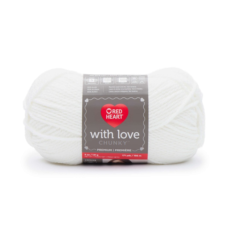 Red Heart With Love Chunky Yarn – Discontinued shades