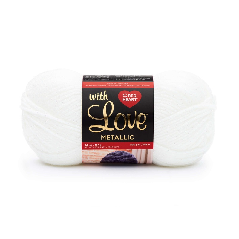 Red Heart With Love Metallic Yarn – Discontinued shades