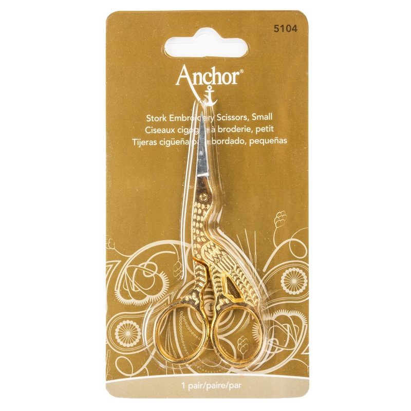 Anchor Stork Embroidery Scissors, Small