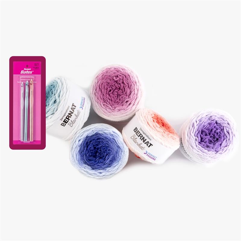 Bernat Blanket Perfect Phasing – Blanket Bliss Bundle – Sold Out