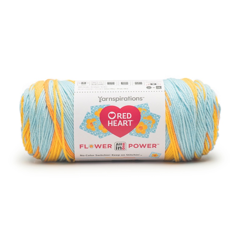 Red Heart All In One Flower Power Yarn (250g/8.8oz)