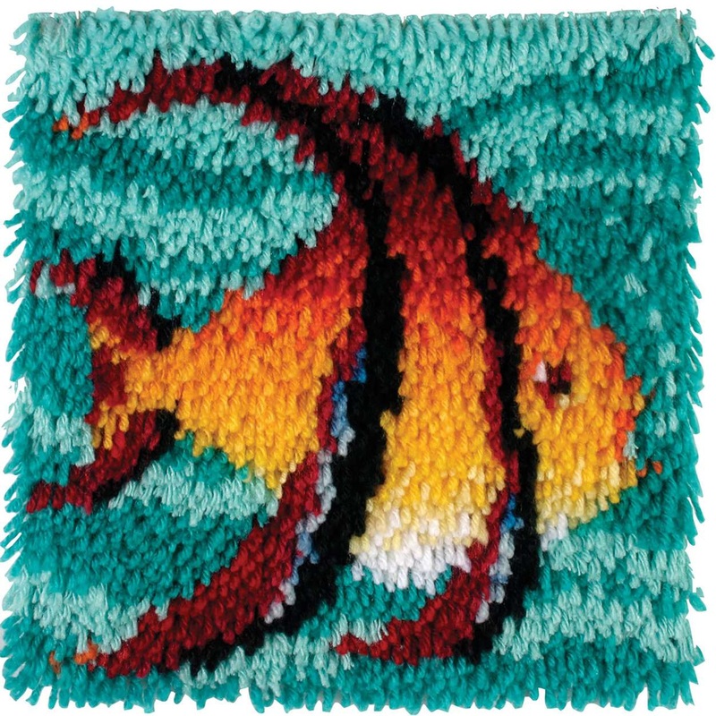 WonderArt Angel Fish Kit 12 x 12, Discontinued items