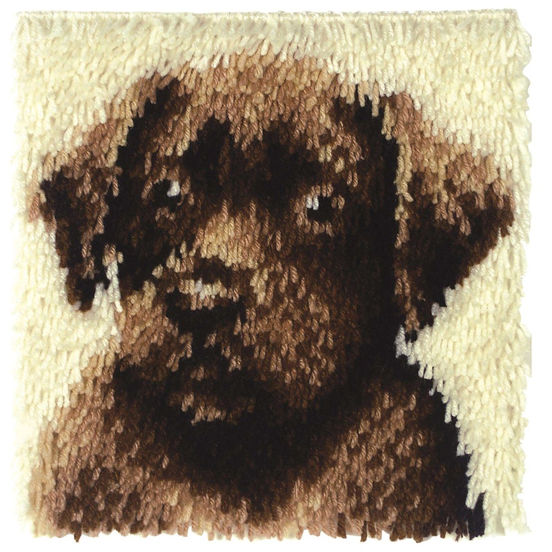 WonderArt Chocolate Lab Kit 12 x 12, Clearance items