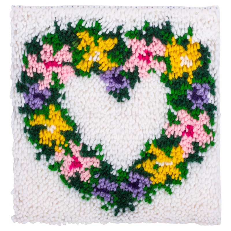 WonderArt Heart Wreath Kit 12 x 12, Discontinued items