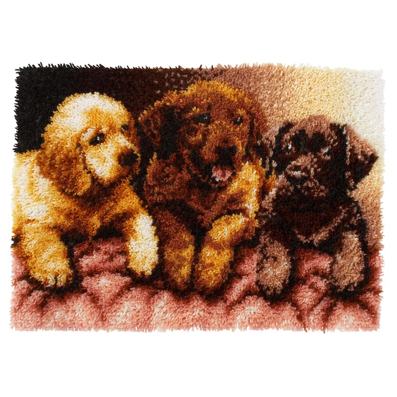 WonderArt Lab Puppies Kit 24 x 34, Clearance items