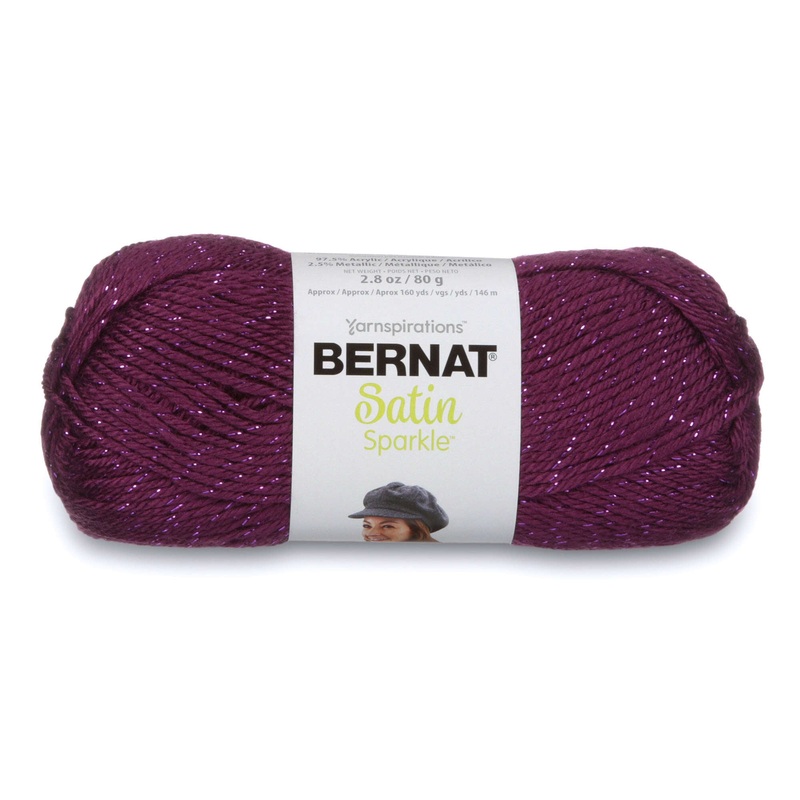 Bernat Satin Sparkle Yarn – Discontinued shades