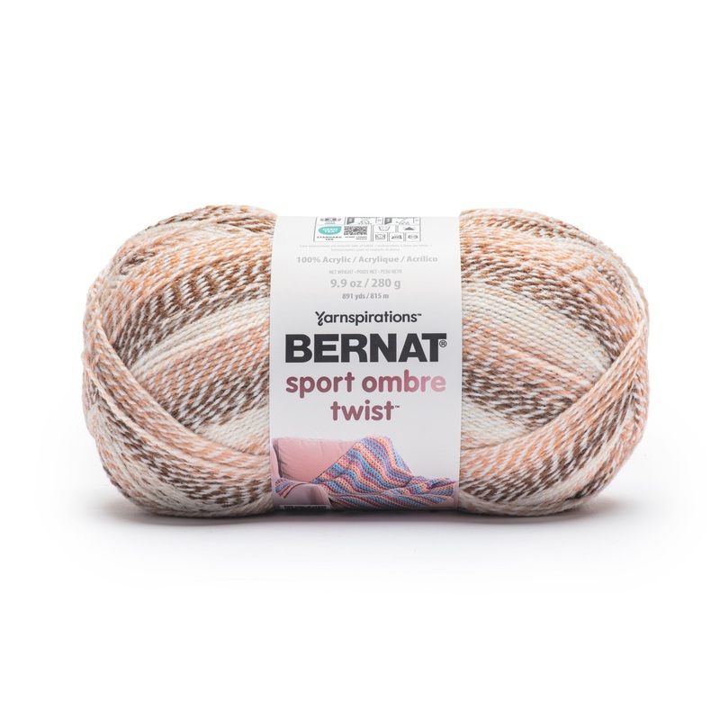 Bernat Sport Ombre Twist Yarn (280g/9.9oz)