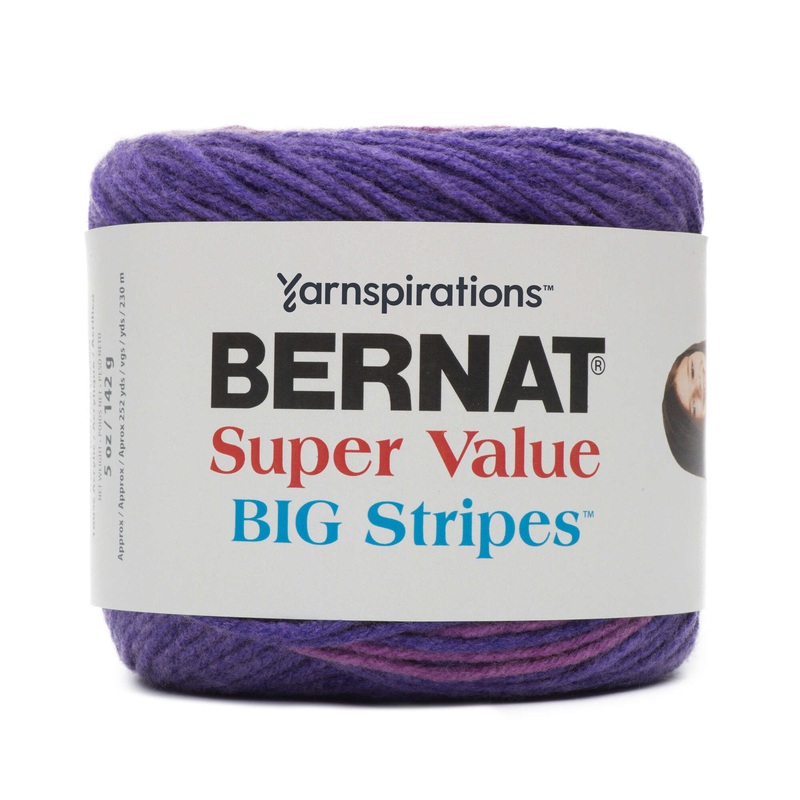 Bernat Super Value Big Stripes Yarn – Discontinued Shades