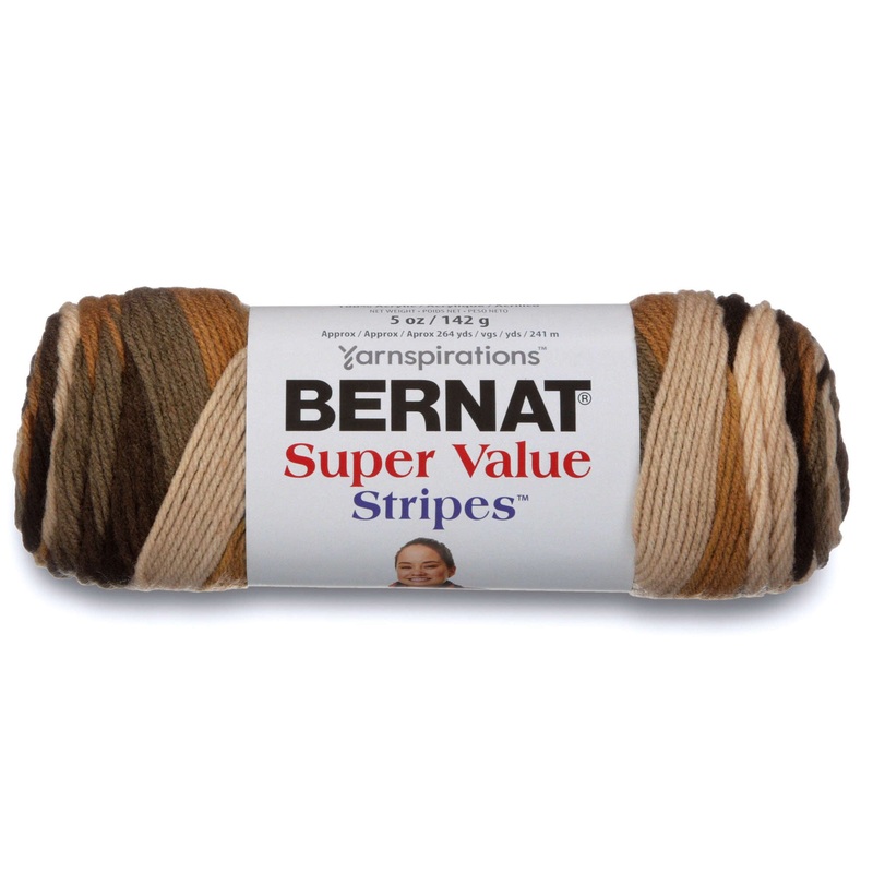Bernat Super Value Stripes Yarn
