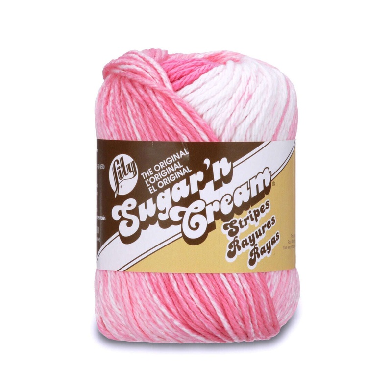 Lily Sugar’n Cream Stripes Yarn – Discontinued Shades