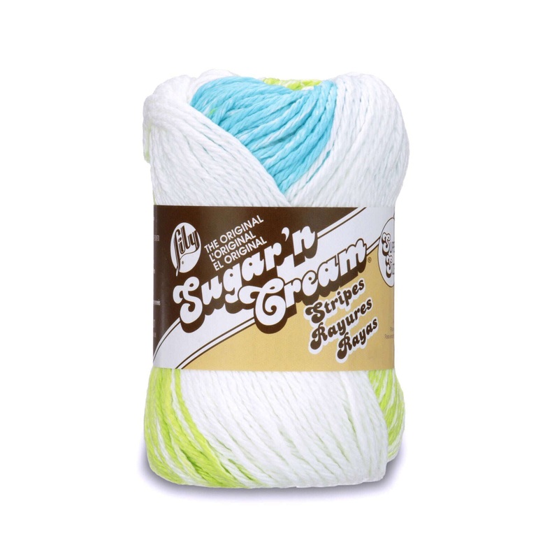 Lily Sugar’n Cream Super Size Stripes Yarn – Discontinued Shades