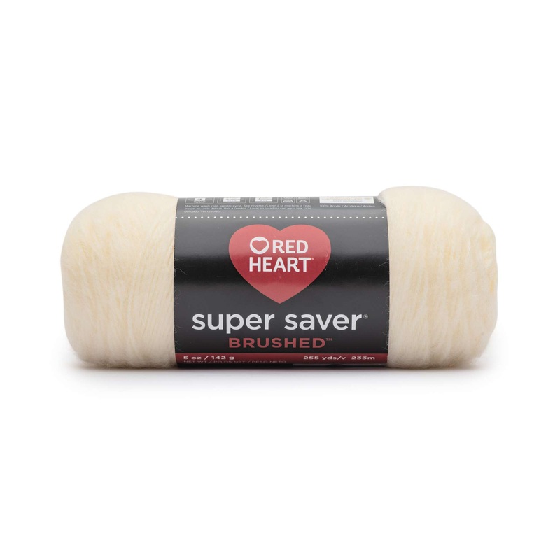 Red Heart Super Saver Brushed Yarn – Clearance shades