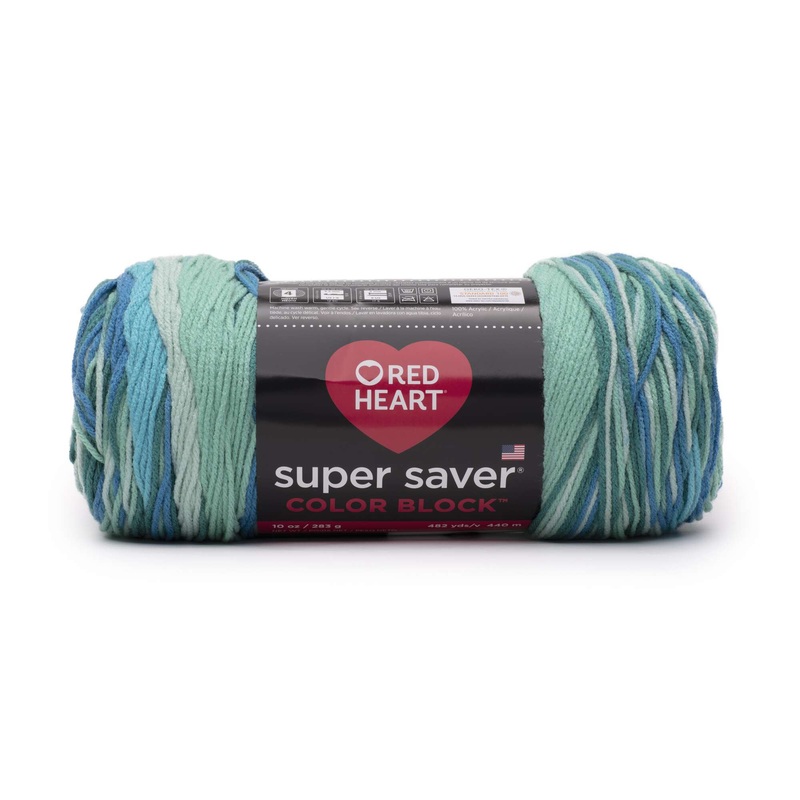 Red Heart Super Saver Color Block Yarn