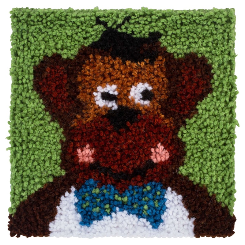 WonderArt Bowtie Monkey Kit 12 x 12, Discontinued items
