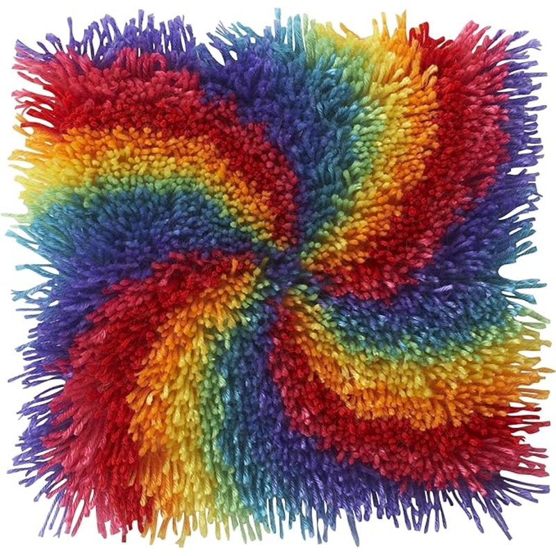 WonderArt Shaggy Pinwheel Kit 12 x 12, Discontinued items