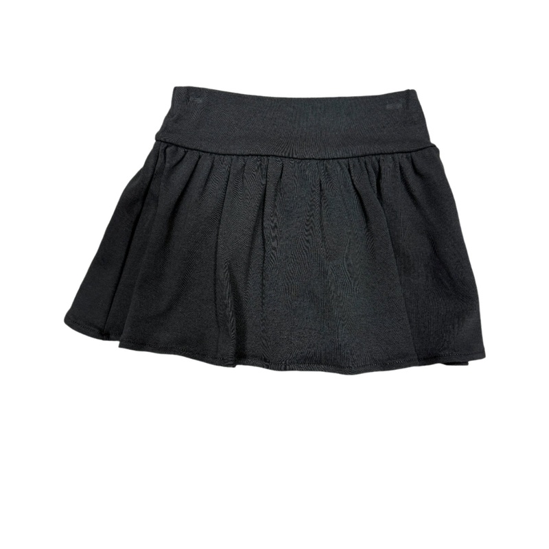 Girls Gathered Skort – Black