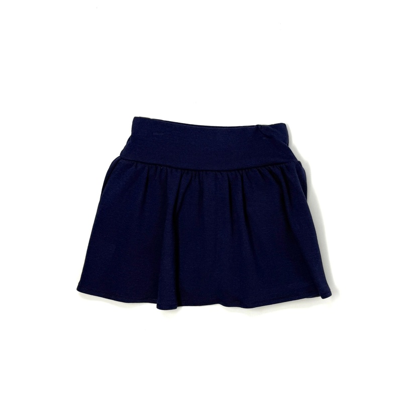 Girls Gathered Skort – Dk. Royal