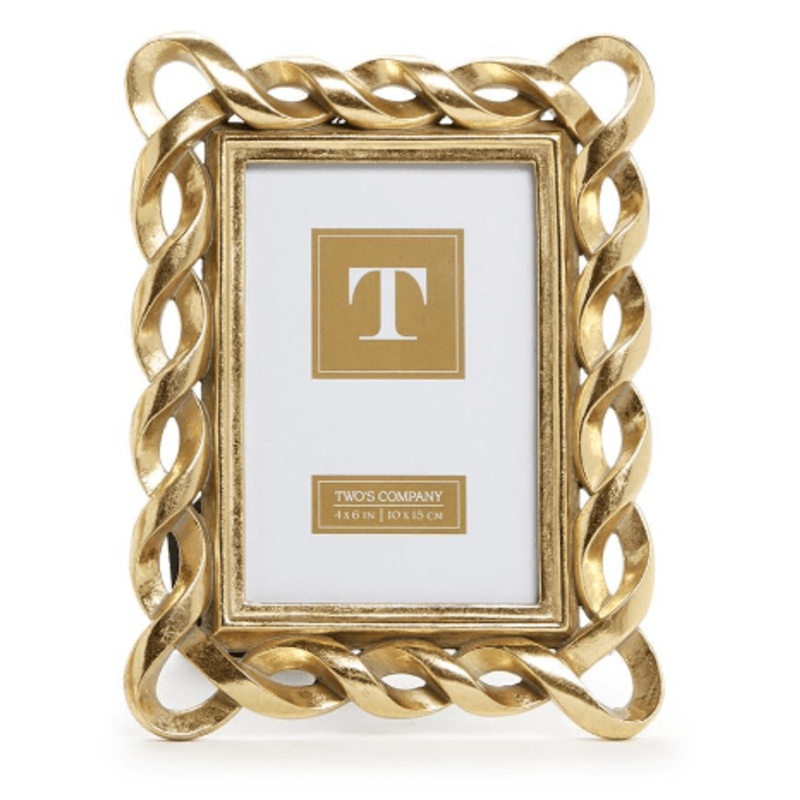 Gold Ribbon 4×6 Frame