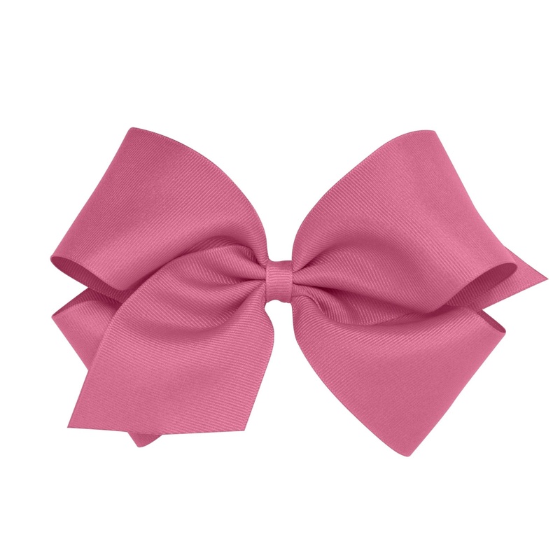 King Grosgrain Bow – Colonial Rose