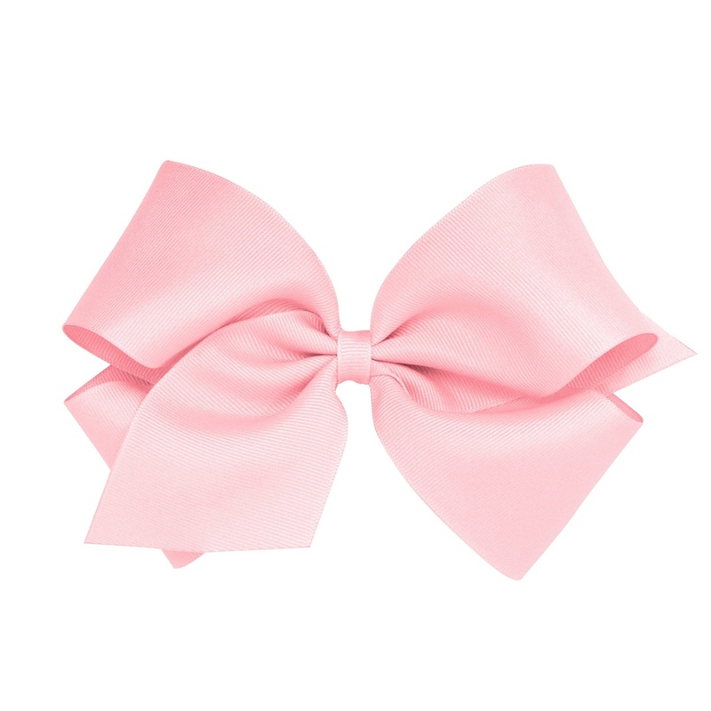 King Grosgrain Bow – Light Pink