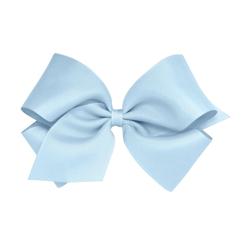 King Grosgrain Bow – Millennium Blue