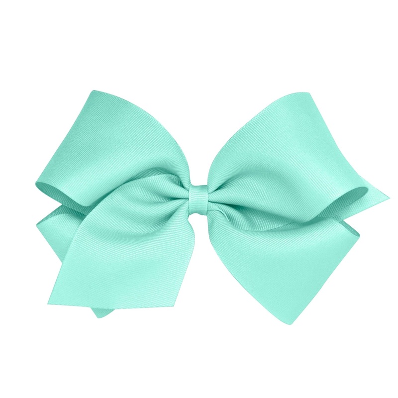 King Grosgrain Bow – New Aqua