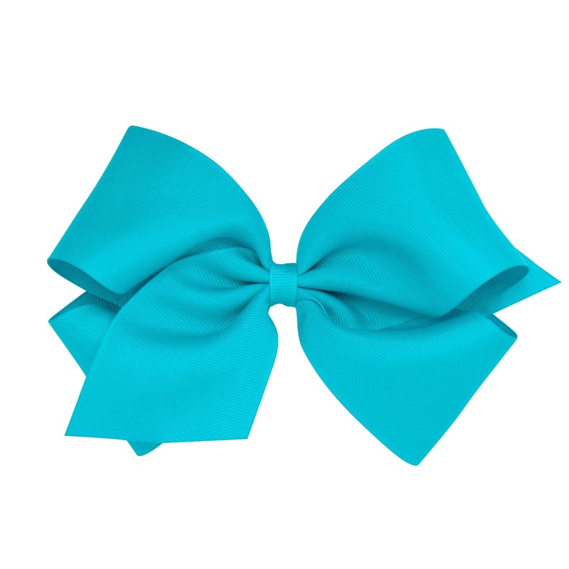 King Grosgrain Bow – New Turquoise