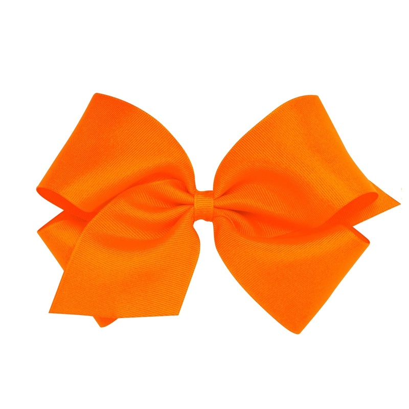 King Grosgrain Bow – Orange