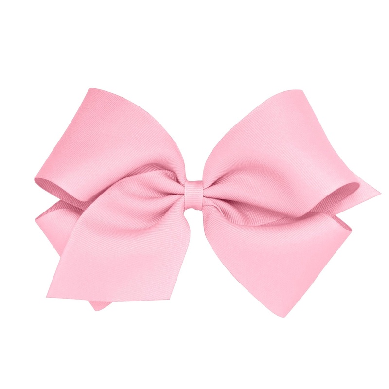 King Grosgrain Bow – Pearl Pink