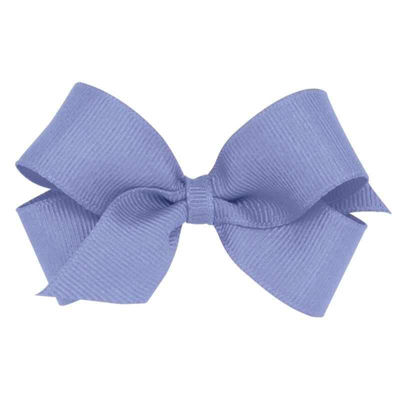Mini Grosgrain Bow – Blue Bird