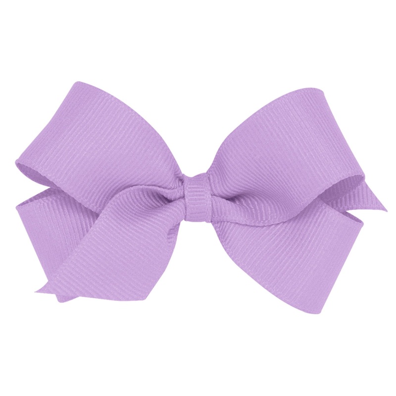Mini Grosgrain Bow – Light Orchid