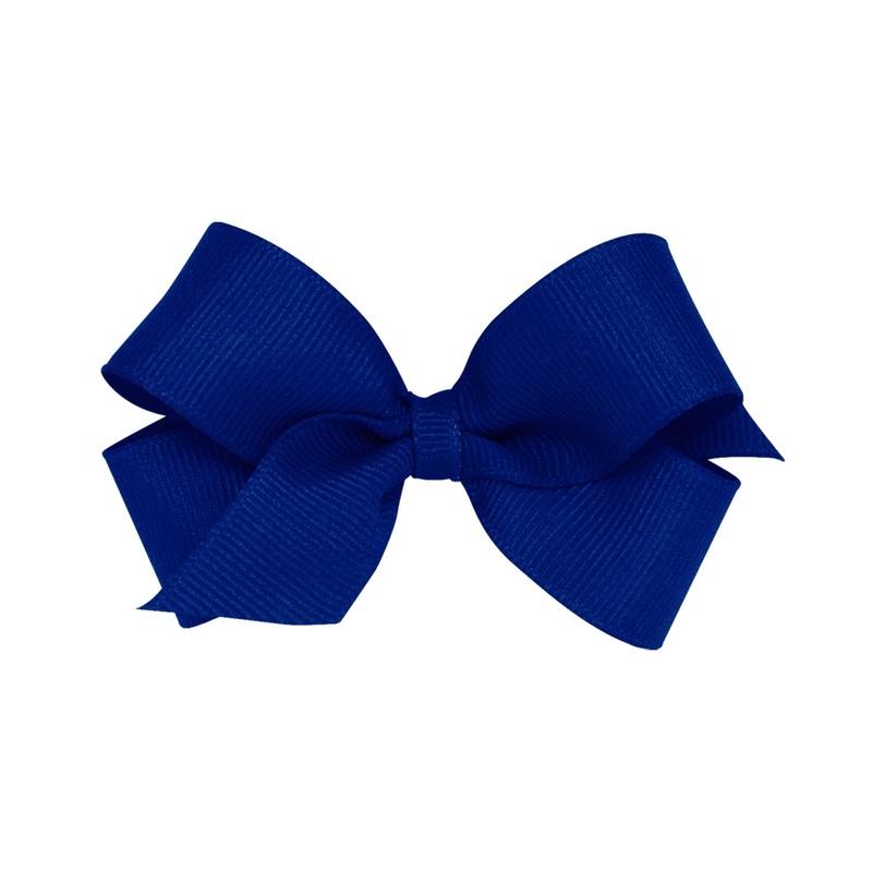 Mini Grosgrain Bow – Royal
