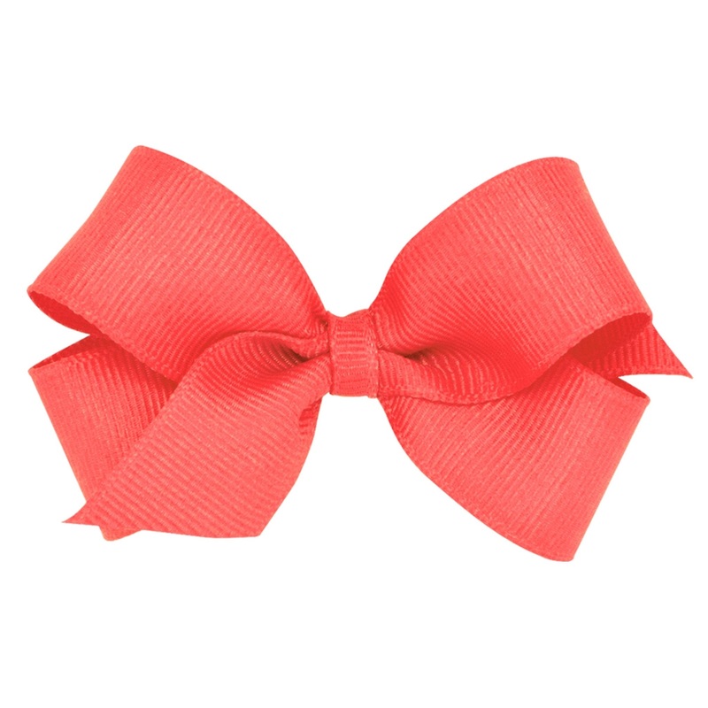 Mini Grosgrain Bow – Watermelon