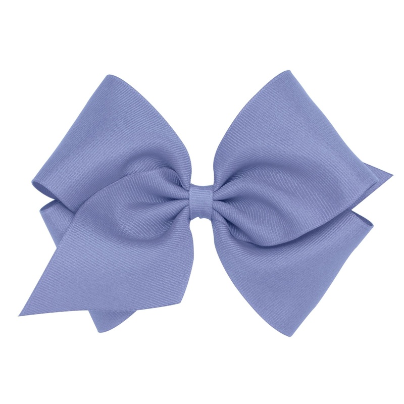 Mini King Grosgrain Bow – Blue Bird
