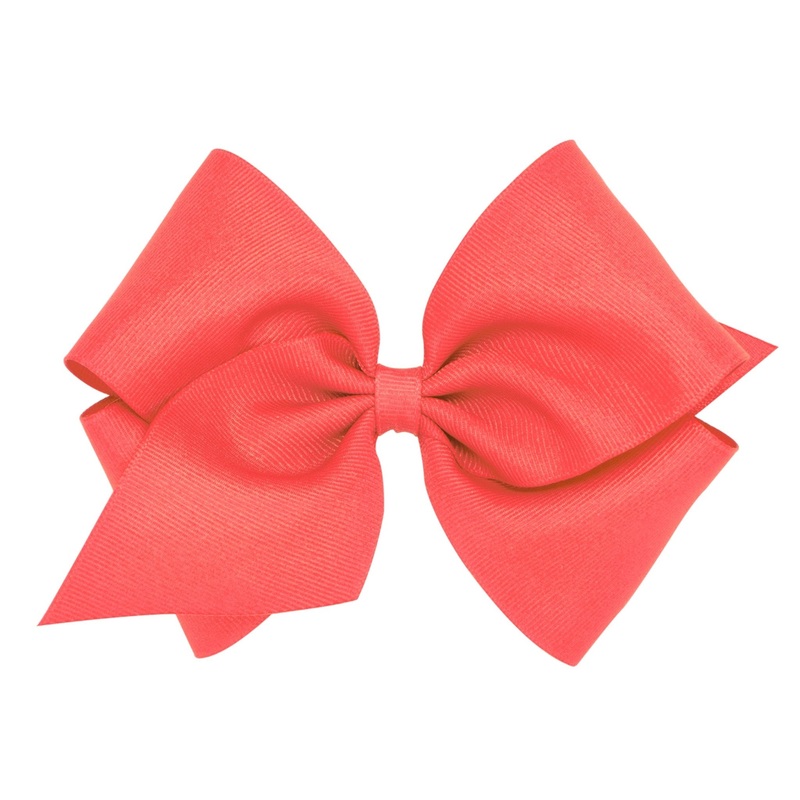 Mini King Grosgrain Bow – Watermelon