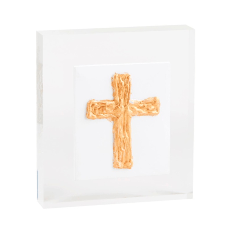Small Acrylic Cross Plaque