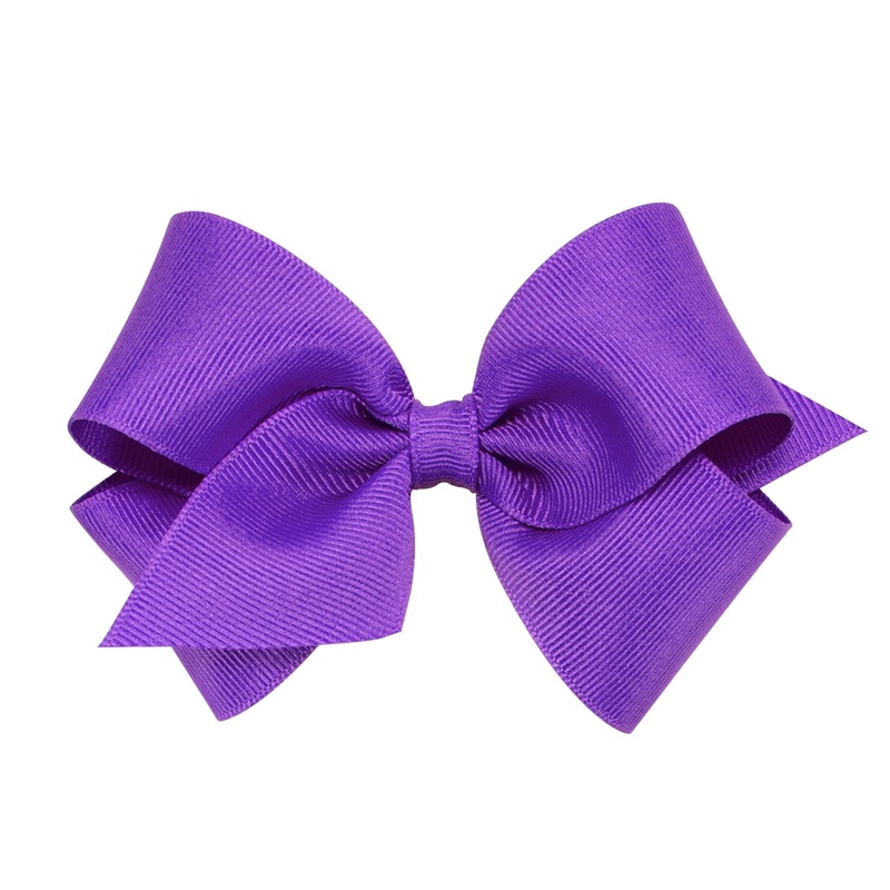 Small Grosgrain Bow – Delphinium