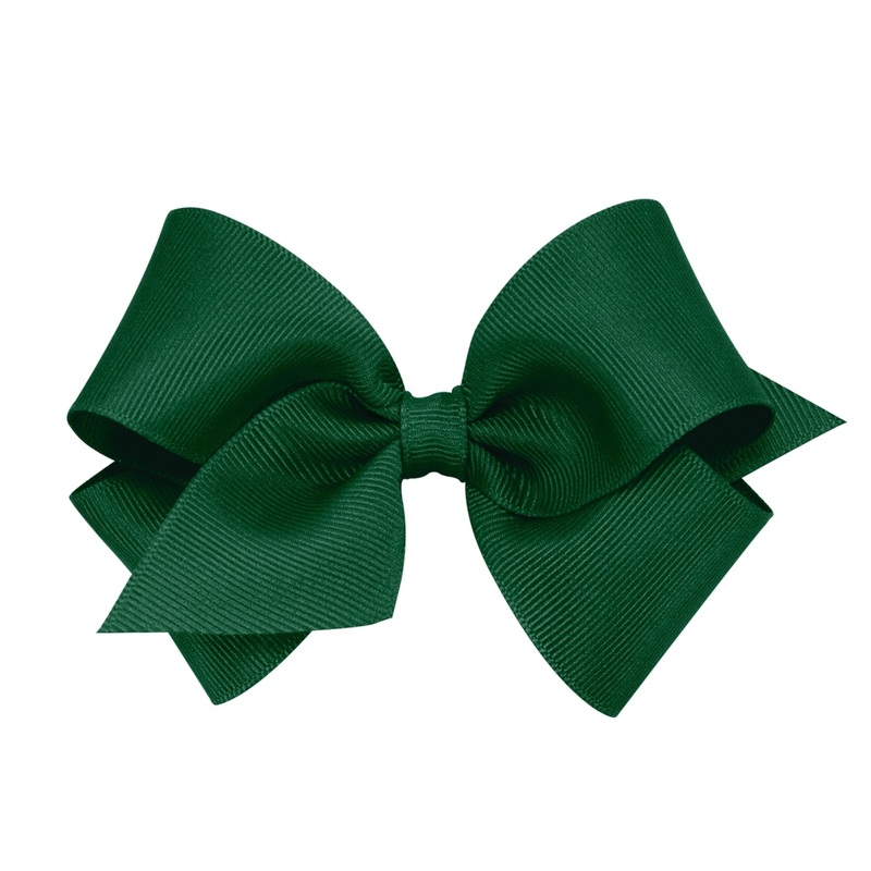 Small Grosgrain Bow – Forest Green