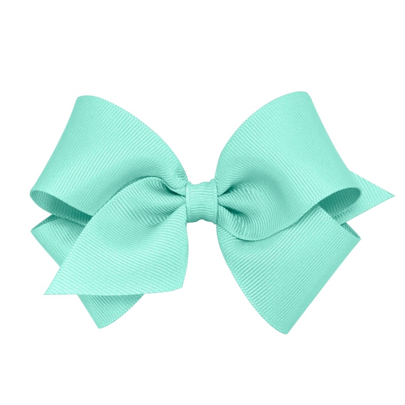 Small Grosgrain Bow – New Aqua