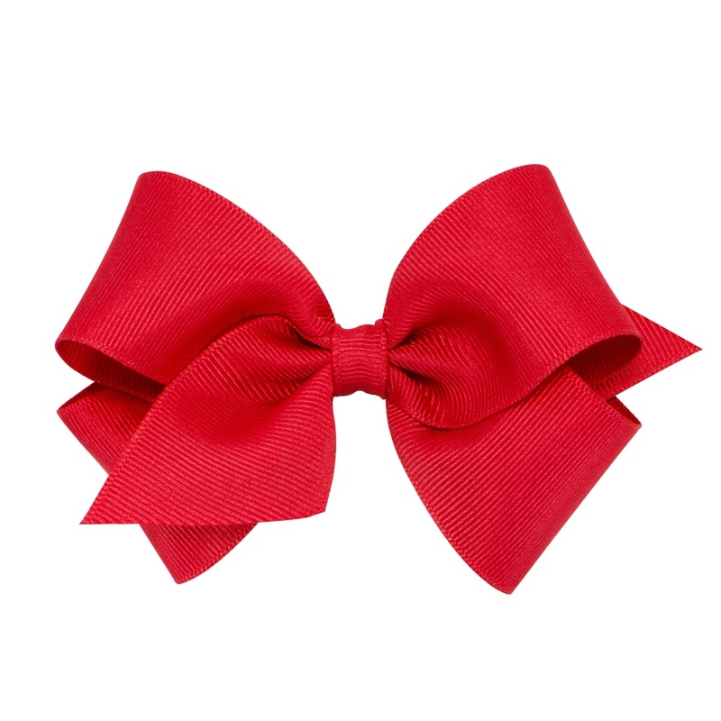 Small Grosgrain Bow – Red