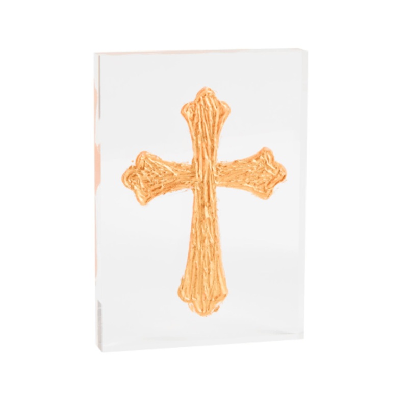 Tall Acrylic Cross Plaque