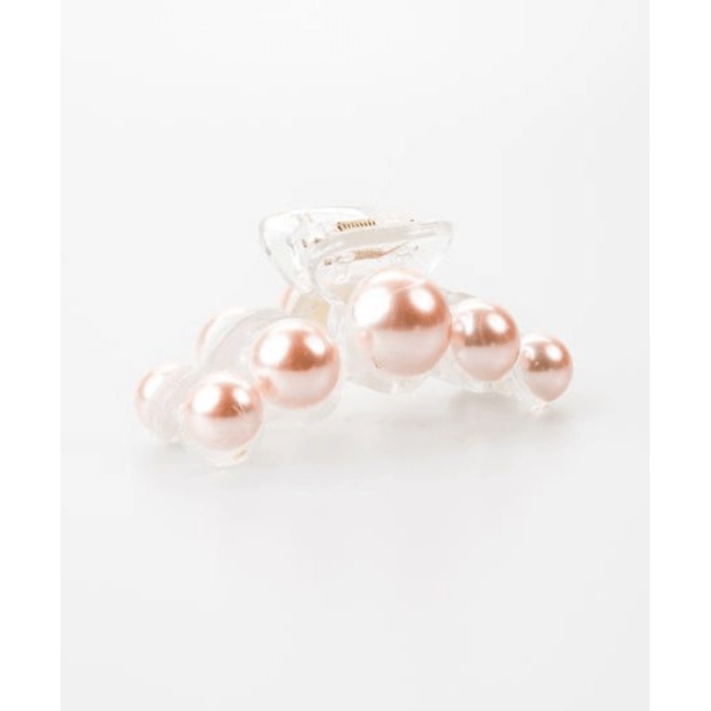 Audrey 6 Pearl Clip – Blush