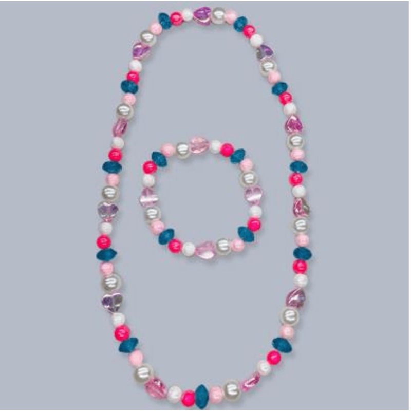 Beaded Necklace & Bracelet Set