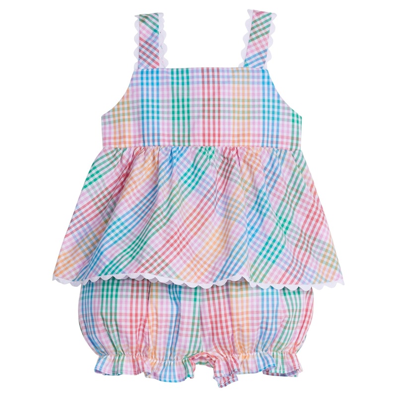 Evie Bloomer Set – Preppy Plaid