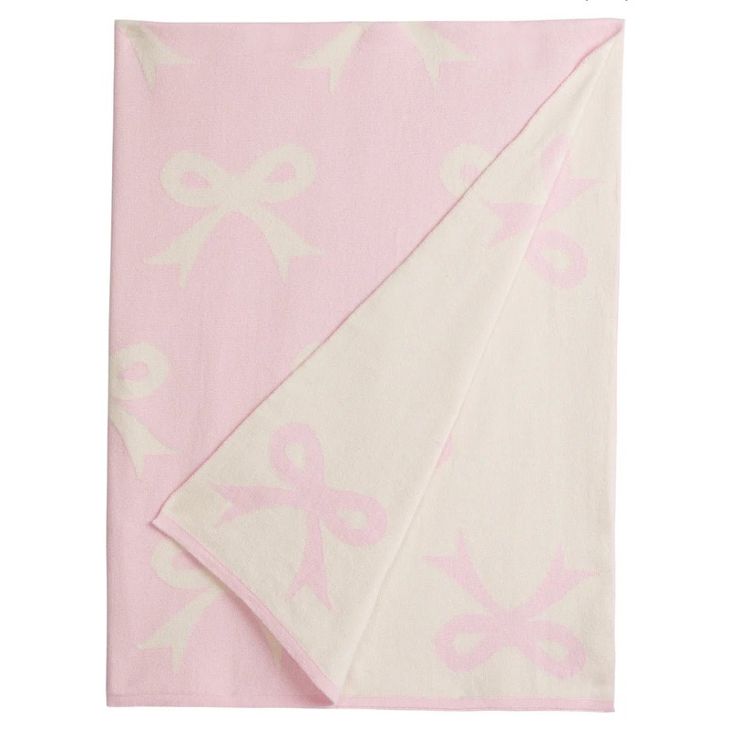 Nursey Blanket – Pink Bow