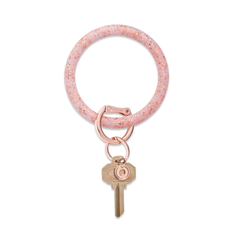 Silicone O-Ring – Rose Gold Confetti