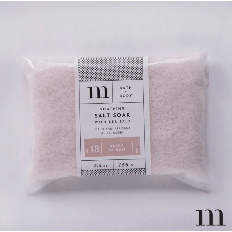 5.5oz Salt Soak Envelope – No 18 Blanc De Noir