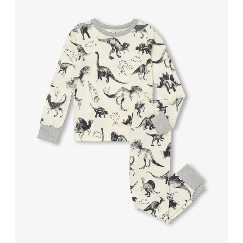 Dino Extinction Stretch Cotton Pajama Set