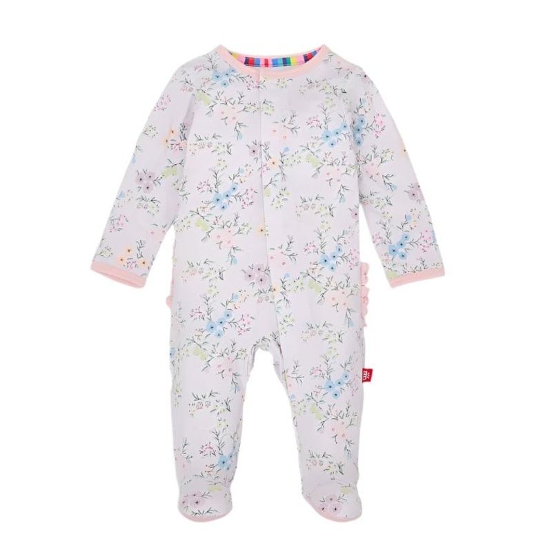 Emily Modal Footie w/ Ruffle
