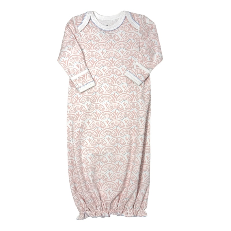 Pink Scallop Gown